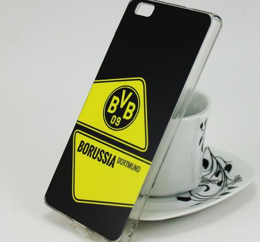 Твърд гръб за Huawei Ascend P8 Lite / Huawei P8 Lite - Borussia Dortmund