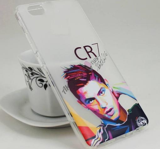 Силиконов калъф / гръб / TPU за Huawei Ascend P8 Lite / Huawei P8 Lite - прозрачен / Ronaldo CR7