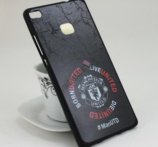 Твърд гръб за Huawei P9 Lite - черен / Manchester United