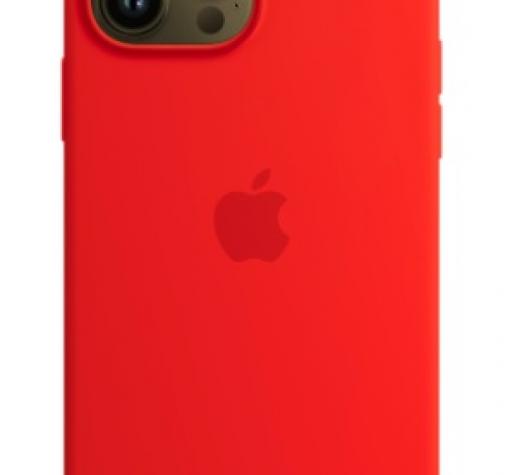 Оригинален гръб Silicone Case за Apple iPhone 13 Pro Max 6.7'' - червен