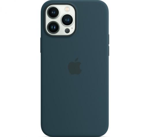 Оригинален гръб Silicone Case за Apple iPhone 13 Pro Max 6.7'' - петролено син