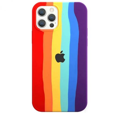 Силиконов калъф / гръб / TPU кейс за Apple iPhone 13 Pro 6.1'' - Red Rainbow