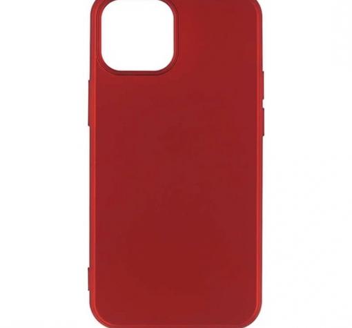 Силиконов калъф / гръб / TPU за Apple iPhone 13 Mini 5.4" - червен / мат