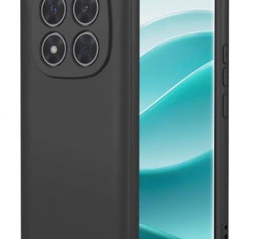 Силиконов калъф / кейс / Nano TPU за Xiaomi Redmi Note 14 Pro - черен гръб със защита за камерата