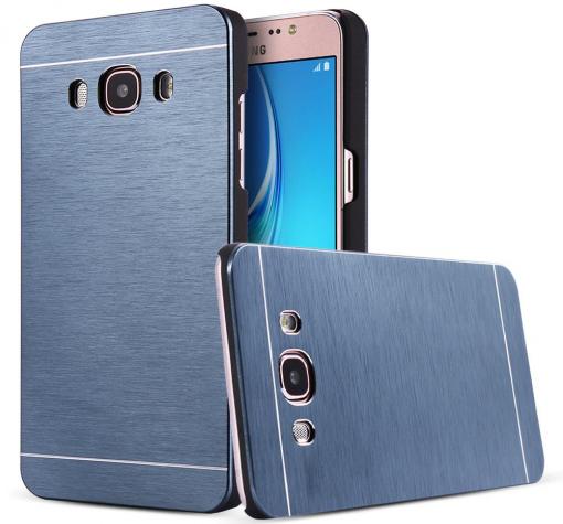 Луксозен твърд гръб MOTOMO за Samsung J7 2016 J710 - син