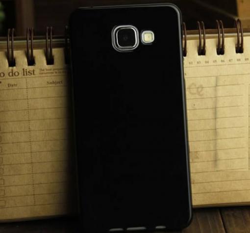 Ултра тънък силиконов калъф / гръб / TPU Ultra Thin Candy Case за Samsung A5 2016 A510 - черен / мат