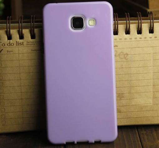 Ултра тънък силиконов калъф / гръб / TPU Ultra Thin Candy Case за Samsung A3 2016 A310 - лилав / мат