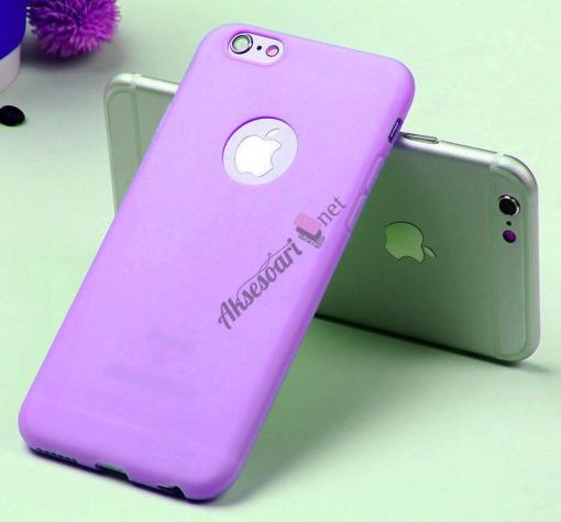 Ултра тънък силиконов калъф / гръб / TPU Ultra Thin Candy Case за Apple iPhone 7 - лилав / мат