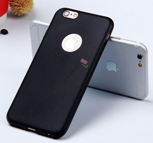 Ултра тънък силиконов калъф / гръб / TPU Ultra Thin Candy Case за Apple iPhone 6 Plus / iPhone 6S Plus - черен