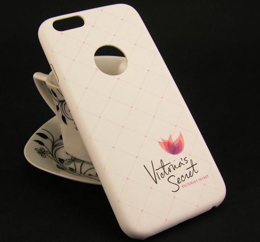 Ултра тънък силиконов калъф / гръб / TPU Ultra Thin за Apple iPhone 6 / iPhone 6S - бял / Victoria`s Secret / кожен