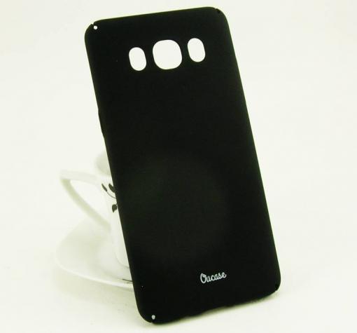 Луксозен твърд гръб Oucase за Samsung J5 2016 J510 - черен