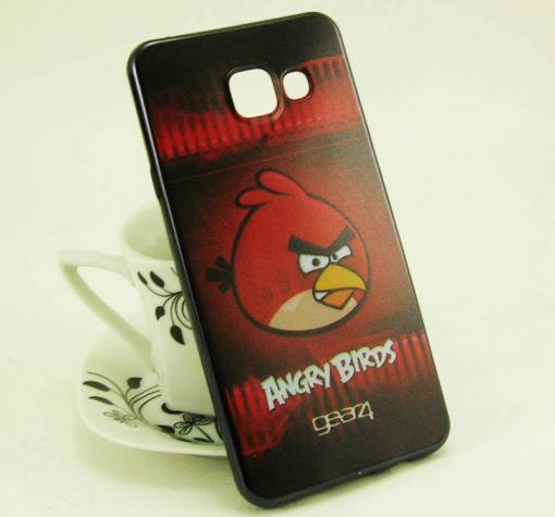 Луксозен ултра тънък силиконов калъф / гръб / TPU Ultra Thin за Samsung A3 2016 A310 - Angry Birds