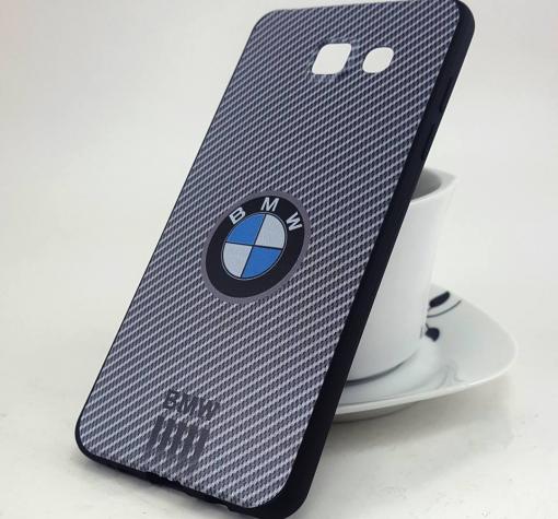 Ултра тънък силиконов калъф / гръб / TPU Ultra Thin за Samsung A5 2016 A510 - BMW / карбон / сив