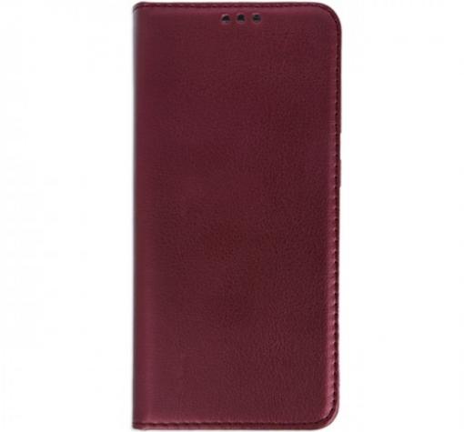 Кожен калъф Flip тефтер Flexi Magnet Book със стойка за Samsung A71 - бордо