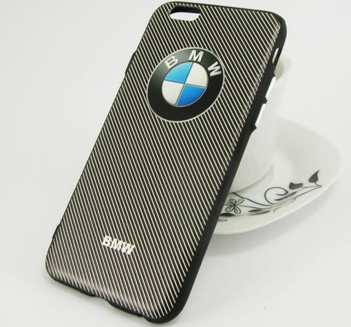 Луксозен твърд гръб за Apple iPhone 7 - BMW / черно с бяло