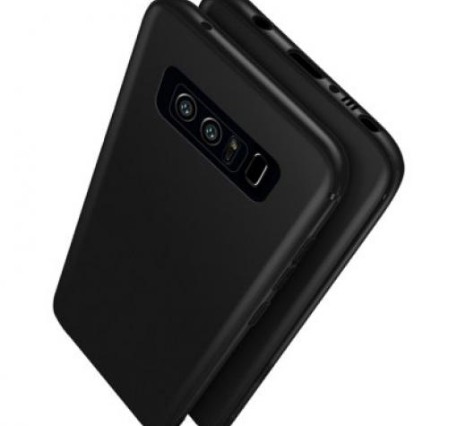 Ултра тънък силиконов калъф / гръб / TPU Ultra Thin за Samsung Note 8 N950 - черен / мат