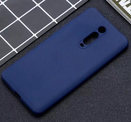 Силиконов калъф / гръб / TPU за Xiaomi Redmi 8 - тъмно син / мат