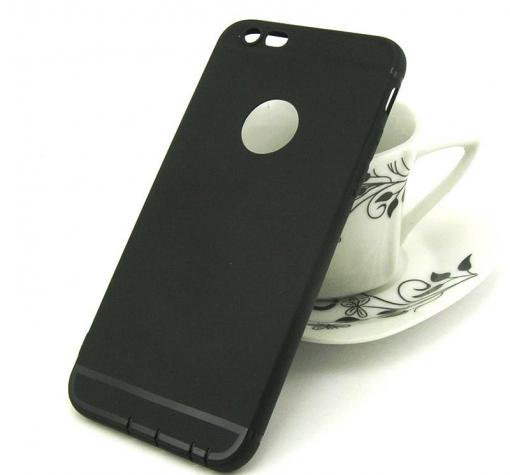 Ултра тънък силиконов калъф / гръб / TPU Ultra Thin за Apple iPhone 7 - черен / мат