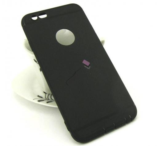 Ултра тънък силиконов калъф / гръб / TPU Ultra Thin за Apple iPhone 6 Plus / iPhone 6S Plus - черен / мат