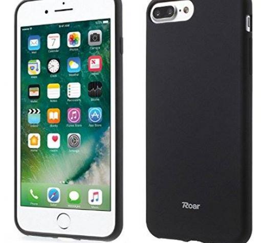 Луксозен силиконов калъф / гръб / TPU Roar All Day за Apple iPhone 7 Plus - черен / мат
