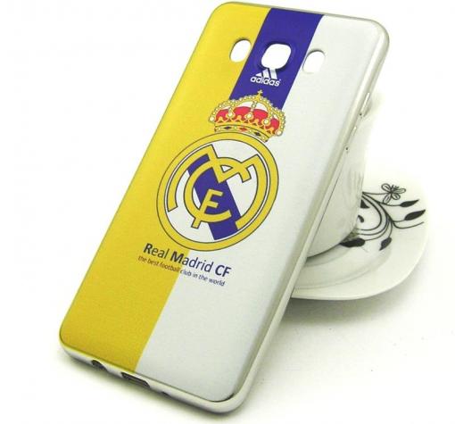 Силиконов калъф / гръб / TPU за Samsung J7 2016 J710 - Real Madrid / Adidas