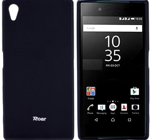 Луксозен силиконов калъф / гръб / TPU Roar All Day за Sony Xperia XA - черен / мат