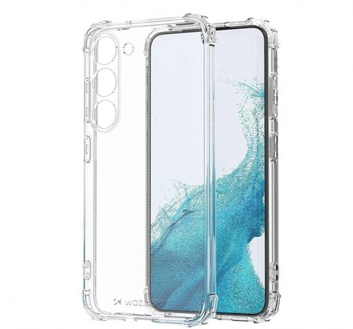 Удароустойчив силиконов калъф / гръб / TPU кейс Anti Shock за Samsung S23 Plus 5G - прозрачен