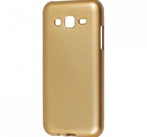 Луксозен силиконов калъф / гръб / TPU Mopal за Samsung J3 / J3 2016 J320 - златист