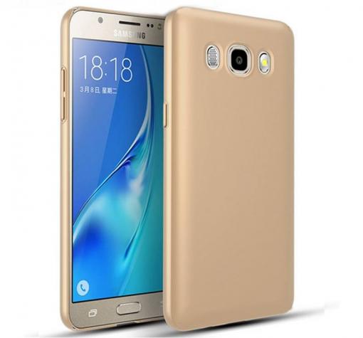 Луксозен силиконов калъф / гръб / TPU Mopal за Samsung J7 2016 J710 - златист