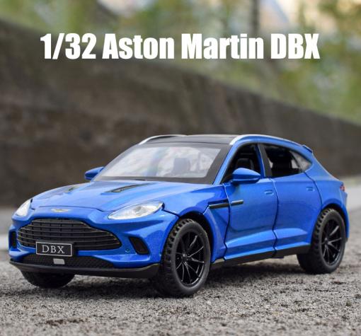 Метална кола с отварящи се врати капаци светлини и звуци Aston Martin DBX SUV 1:32