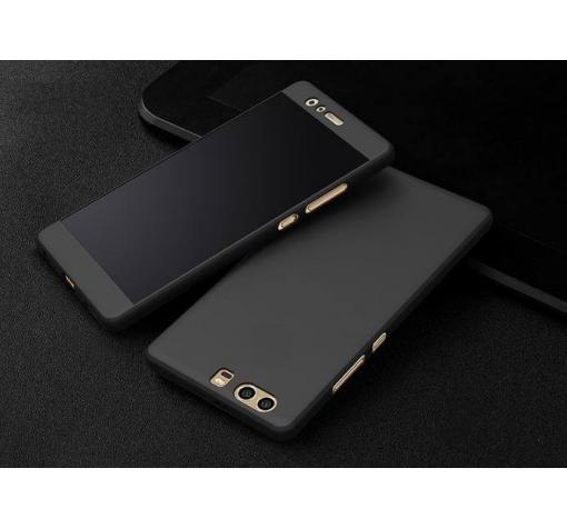 Твърд гръб Magic Skin 360° FULL за Huawei P8 Lite - черен