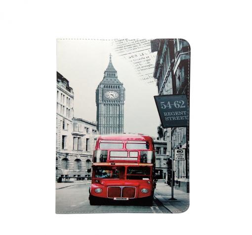 Универсален кожен калъф със стойка за таблет 9'' / 10'' - London