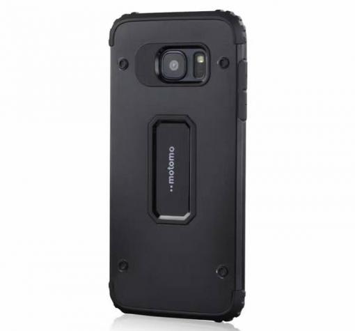 Силиконов гръб TPU MOTOMO Hybrid с твърда част 2в1 за Samsung A5 2017 A520 - черен