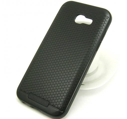 Твърд гръб MOTOMO TPU + PC Hybrid Case за Samsung A5 2017 A520 - черен