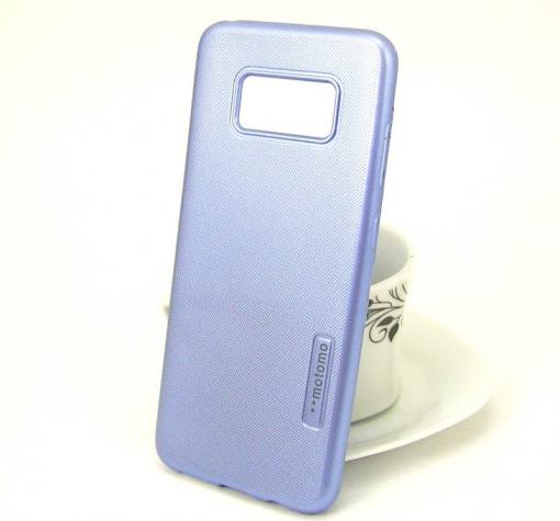 Силиконов калъф / гръб / TPU MOTOMO за Samsung S8 G950 - син / релефен