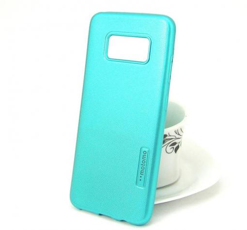 Силиконов калъф / гръб / TPU MOTOMO за Samsung S8 G950 - зелен / релефен