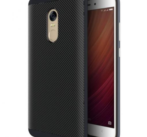 Силиконов калъф / гръб / TPU за Xiaomi RedMi Note 4 - черен / Carbon