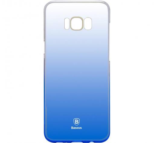 Луксозен гръб Baseus Glaze Case за Samsung S8 Plus G955 - преливащ / синьо