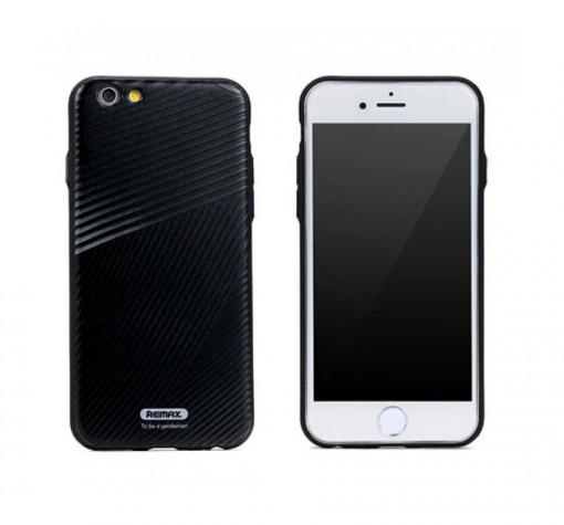 Оригинален гръб REMAX Gentleman за Apple iPhone 7 - черен / линии