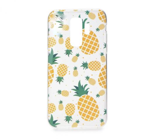 Силиконов калъф / гръб / TPU за Samsung A6 Plus 2018 - прозрачен / summer pineapple