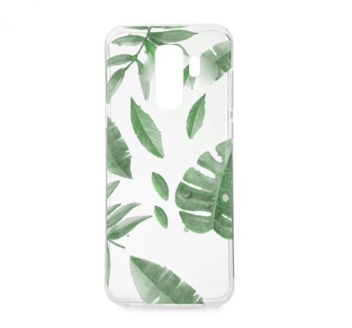 Силиконов калъф / гръб / TPU за Samsung A6 Plus 2018 - прозрачен / summer tropic