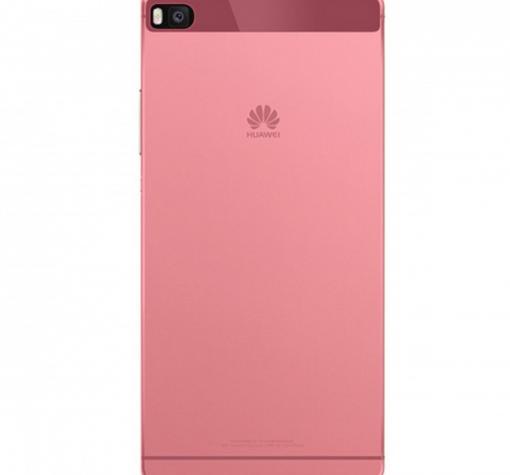 Ултра тънък силиконов калъф / гръб / TPU Ultra Thin за Huawei Ascend P8 - прозрачен / розов