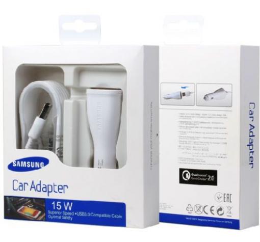 Оригинално зарядно за кола 12V за Samsung A3 2017 A320 / Fast Charger