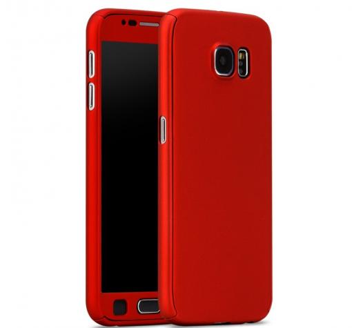 Твърд гръб Magic Skin 360° FULL за Samsung A5 2017 A520 - червен