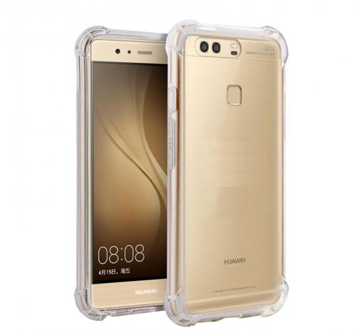 Ултра тънък силиконов калъф /Anti Shock / гръб / TPU Ultra Thin /Anti Shock / за Huawei P9 Lite Mini / Y6 Pro 2017 - прозрачен
