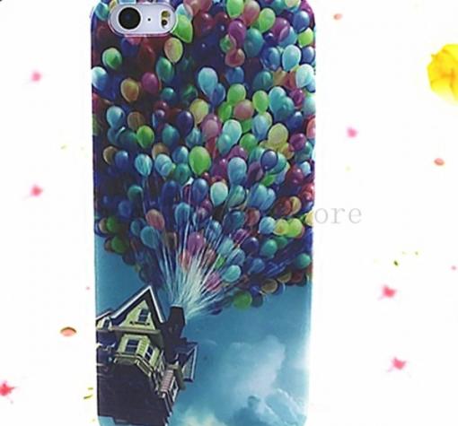 Силиконов гръб / калъф / TPU за Apple iPhone 6 / iPhone 6S - цветен / балони