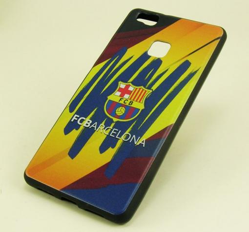 Луксозен силиконов калъф/ гръб / TPU за Huawei P9 Lite -FC Barcelona
