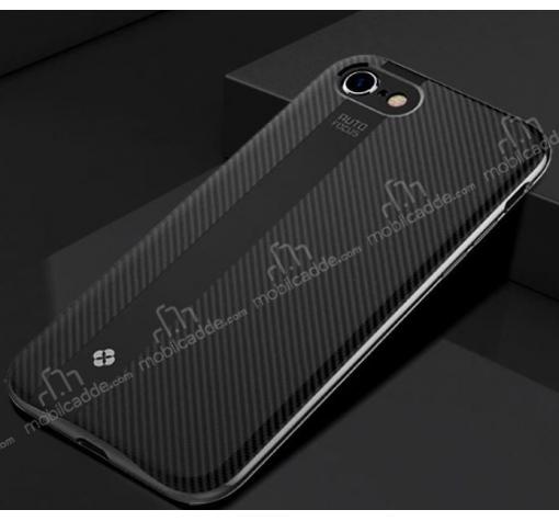 Луксозен гръб TOTU Design BLADE Series за Apple iPhone 7 / iPhone 8 - черен / тъмно сив кант