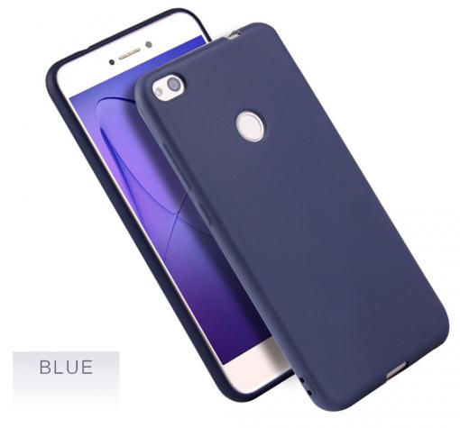 Силиконов калъф / гръб / TPU за Huawei Honor 9 Lite - тъмно син / мат