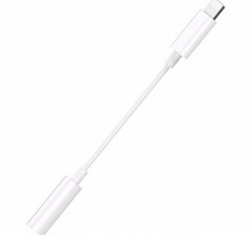 Baseus Преходник за слушалки Apple iPhone 7 / Apple iPhone 7 plus към 3.5mm - бял